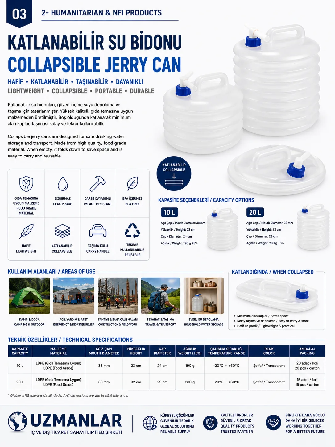 Collapsible Jerry Can