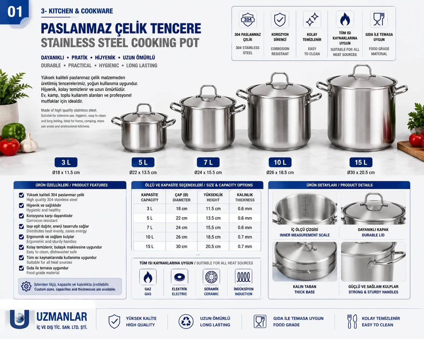 Stainless Steel Cooking Pot
