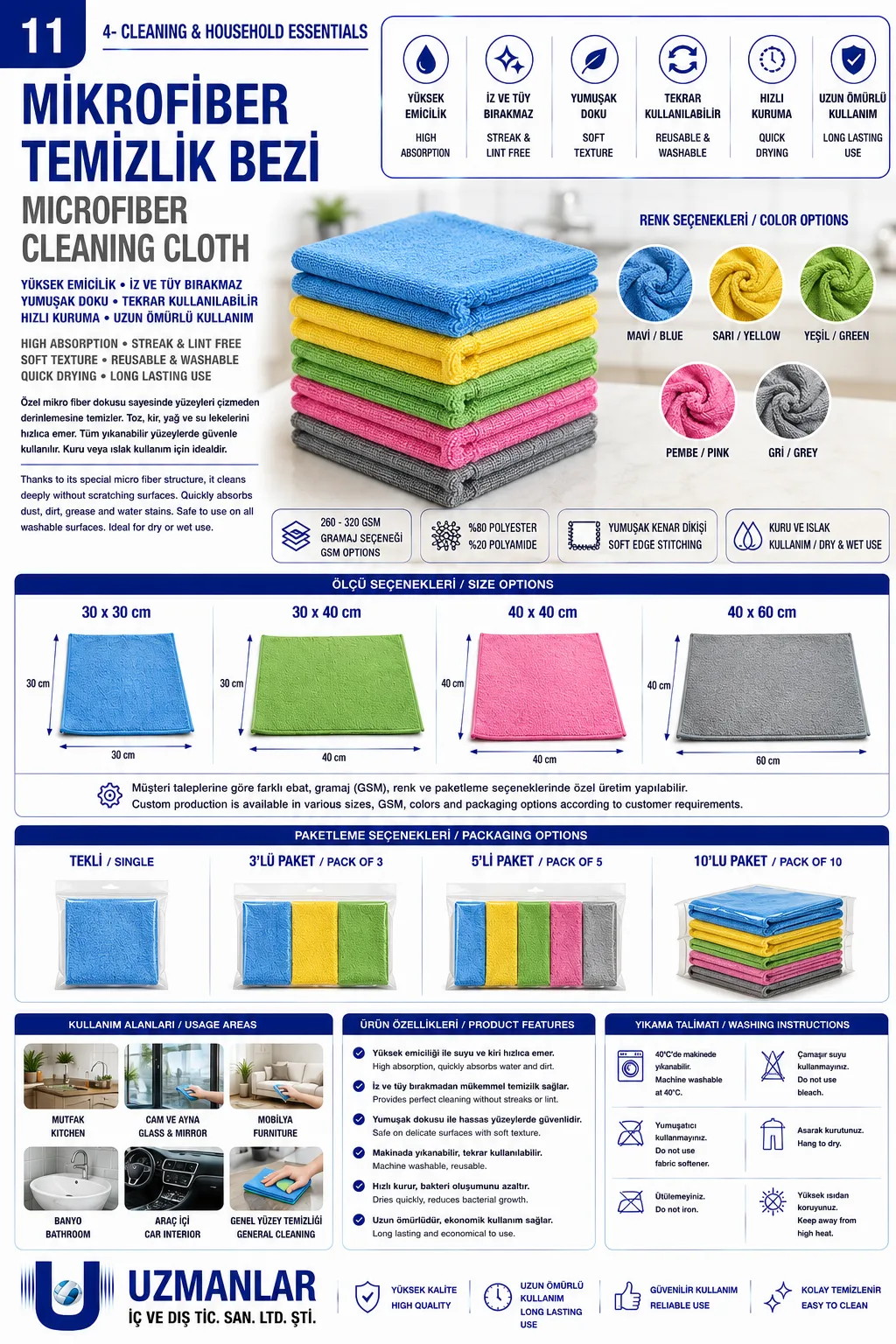 Microfiber Cleaning Cloth