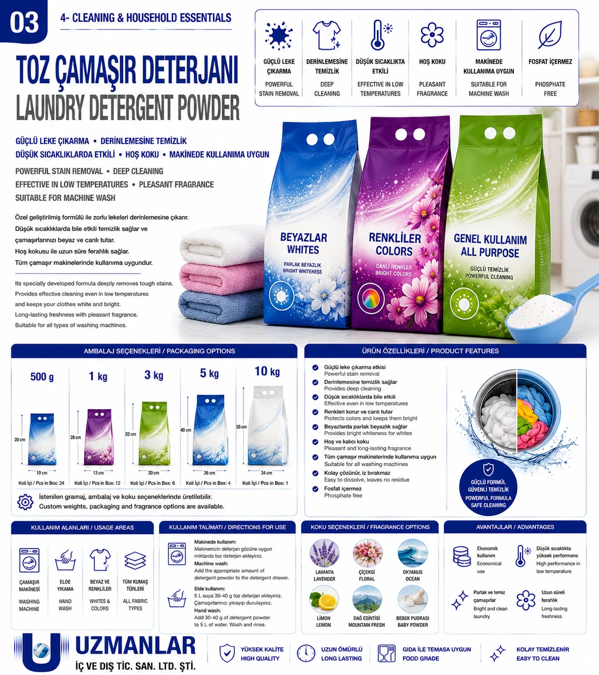 Laundry Detergent Powder