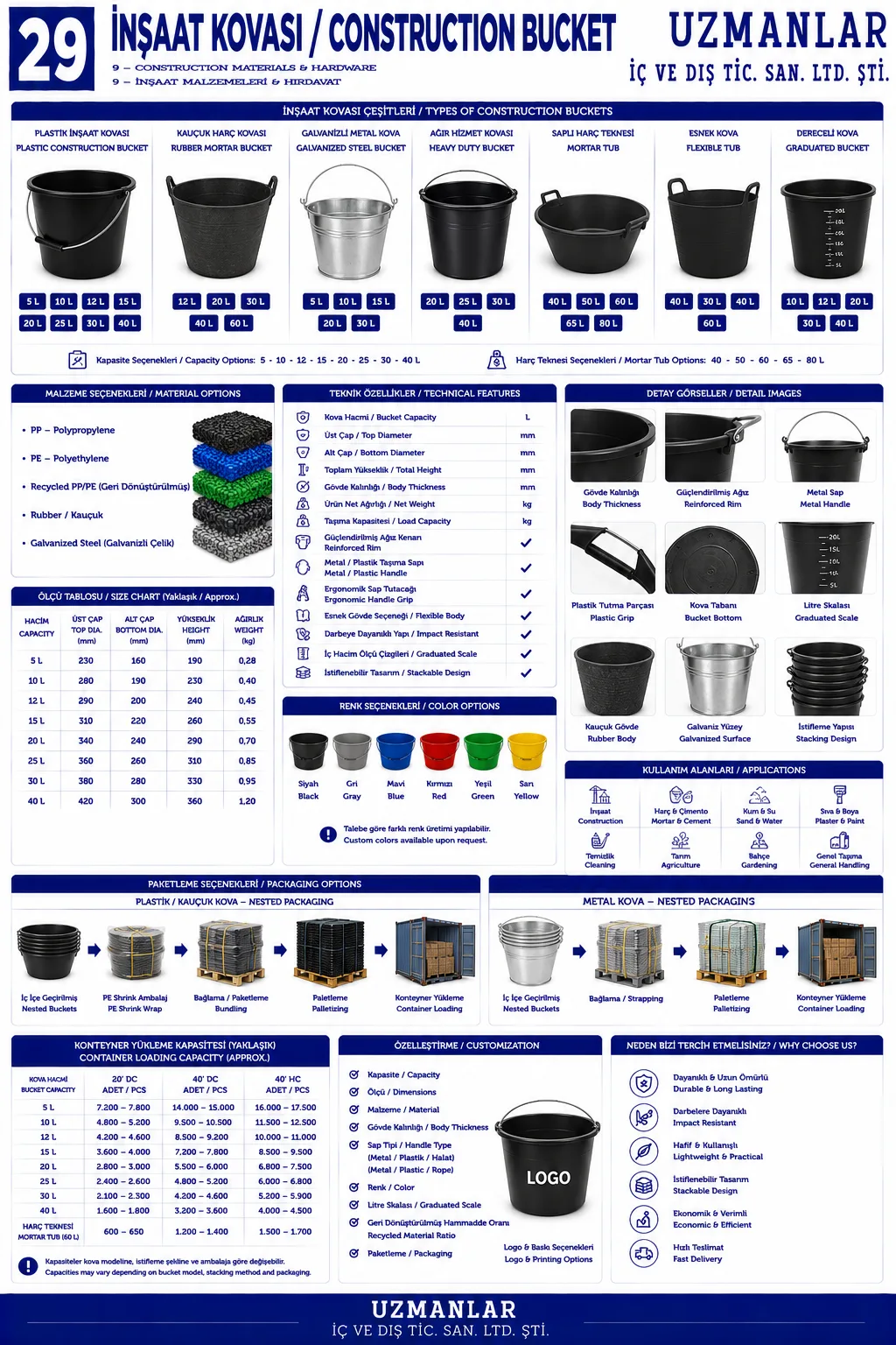 Construction Bucket